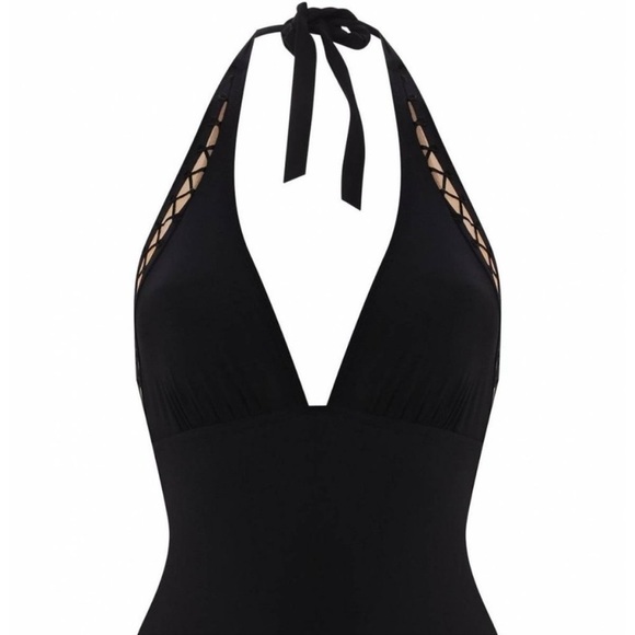 NWT GOTTEX CABARET ONE-PIECE SWIMSUIT Bathing Suit Size 10 - Picture 2 of 6